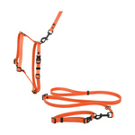 Barry King Obroża dla psa z wytrzymałej gumy, pomarańczowe, 16mm/30-47 cm