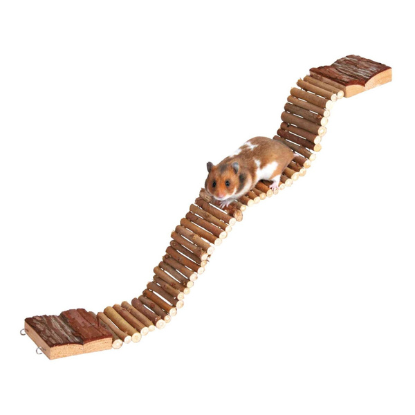 Trixie DRABINKA drewniana MOST dla CHOMIKA 55cm