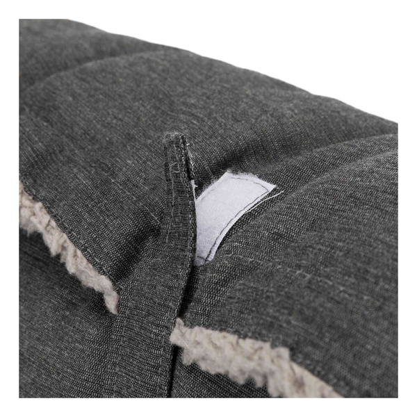 Trixie Koc Bendson, 100 × 65 cm, ciemnoszary/jasnoszary