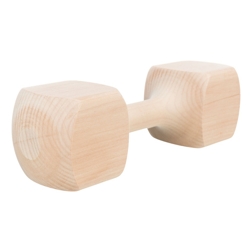 Trixie APORT DREWNIANY zabawka d/psa HANTEL 25cm / 650g