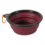 ZOLUX Składana miska dla psa BIVOUAK 650 ml czerwona