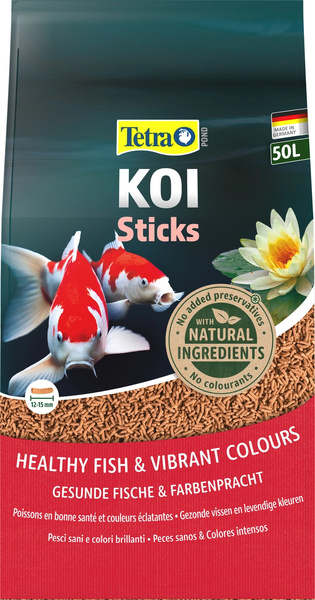 TETRA Pond KOI Sticks 50 L Pokarm dla karpii KOI w oczku wodnym