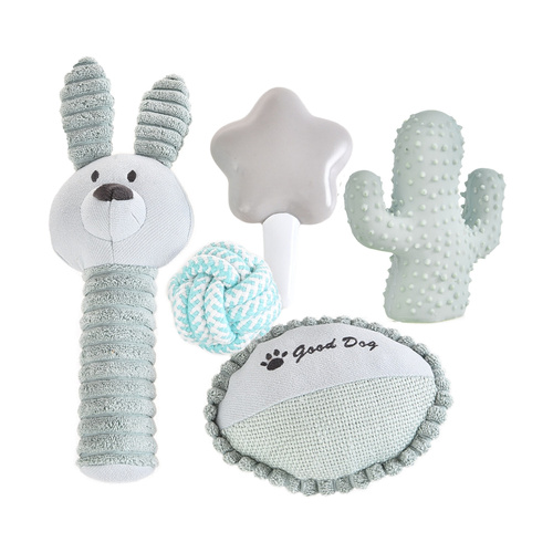 Barry King Zestaw prezentowy dla psa 5w1, szary/niebieski