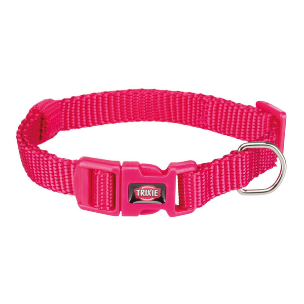 Trixie Obroża Premium, XS-S: 22-35 cm/10 mm, fuksja