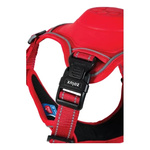 ZOLUX Szelki dla psa ze smyczą automatyczną Easyride M czerwone