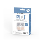 CatIt Pixi Fountain Combo, zestaw poidło Pixi 2,5l + miska, jasnoniebieski, GRATIS opakowanie filtrów CH-7216