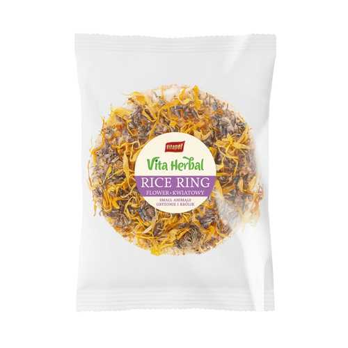 Vitapol Ryżowe ringi kwiatowe 12 szt./display