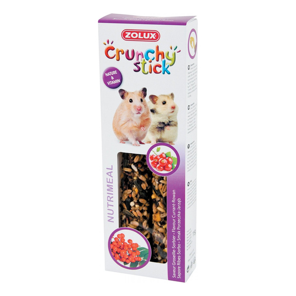 ZOLUX Kolba Crunchy Stick chomik porzeczka/jarzębina 115 g