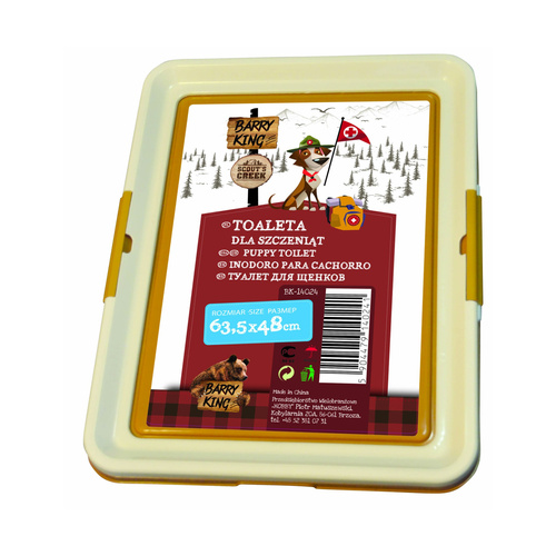 Barry King Toaleta dla szczeniąt, 63,5x 48 cm, brązowa