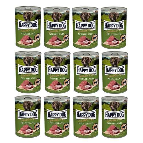 Happy Dog Sensible Pure Jagnięcina 100% 12 x 400g