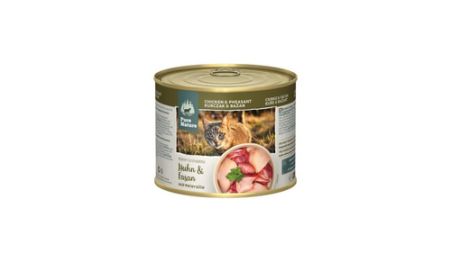 PURE NATURE CAT Huhn Fasan - kurczak z bażantem dla dorosłych kotów (200g)
