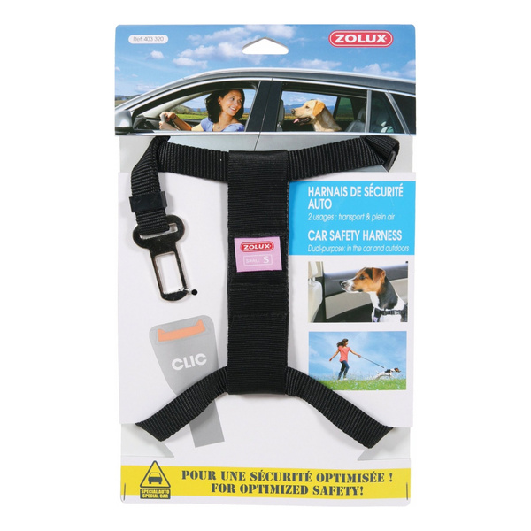 ZOLUX Szelki bezpieczeństwa dla psa do samochodu małe