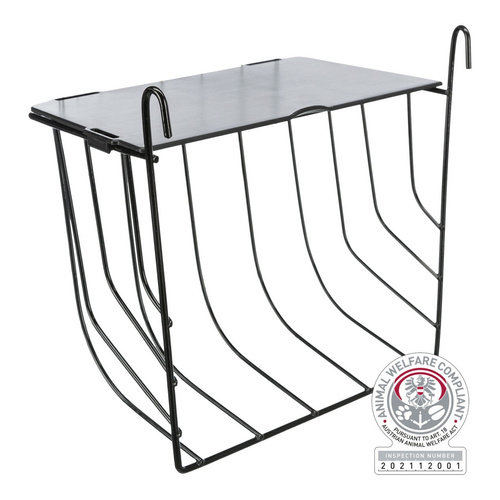 Trixie PAŚNIK na siano METALOWY z pokrywką 20x18cm