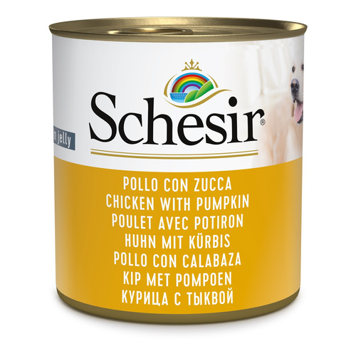 Schesir Complements karma mokra dla psa kurczak z dynią w galarecie 285 g