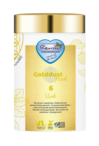 RENSKE GOLDDUST HEAL 6 - odpoczynek - łagodzi napięcia nerwowe, zwiększa odporność na stres, poprawia jakość snu (250g)