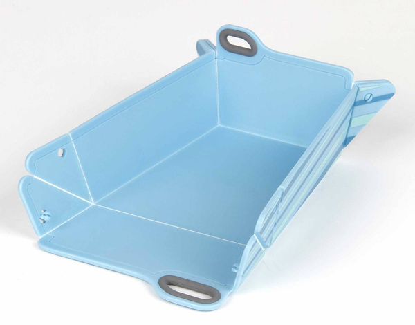 Chop2Bowl skyblue deska do krojenia i miska 2w1 dla psa  22x19cm