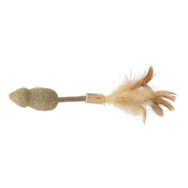 Trixie Matatabi Lolly, zabawka, dla kota, w kształcie myszy, 20 cm, z piórkami i kocimiętką
