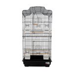 Klatka dla ptaków, czarna, wym. 46.8 x 35.5 x 92cm
