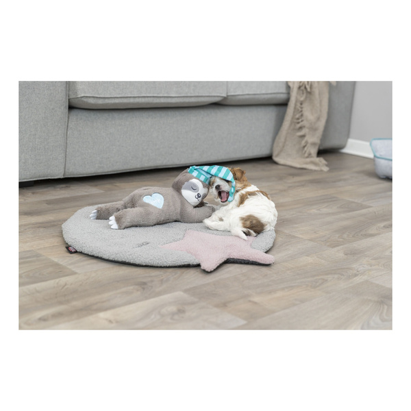 Trixie Junior Leniwiec, zabawka, dla szczeniąt, plusz, 34 cm, z biciem serca