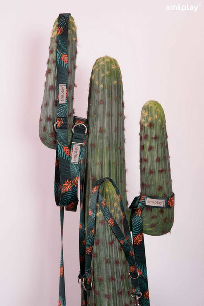 amiplay Smycz dla Psa 7w1 BeHappy M 100-200cm Jungle
