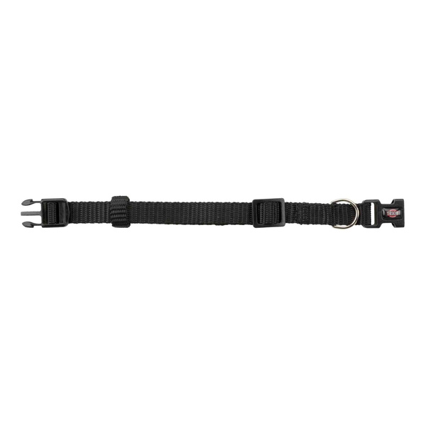 Trixie Obroża Premium, XXS-XS: 15-25 cm/10 mm, czarna