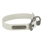 Trixie CityStyle, obroża, dla psa, jasnoszara, PVC, L-XL: 50-57 cm/30 mm