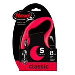 FLEXI Smycz automatyczna dla psa NEW CLASSIC linka S 8m czerwona
