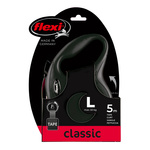 FLEXI Smycz automatyczna dla psa NEW CLASSIC L 5 m taśma czarna