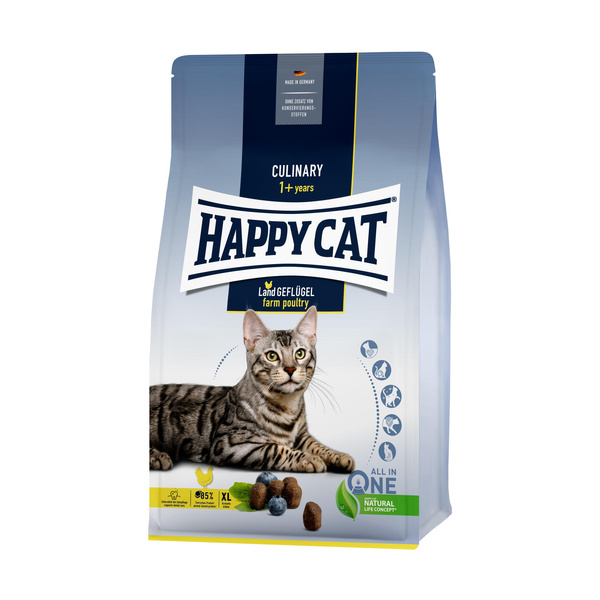 Happy Cat Culinary DRÓB sucha karma dla kotów dorosłych 4kg