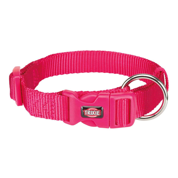 Trixie Obroża Premium, M-L: 35-55 cm/20 mm, fuksja