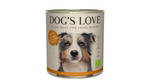 DOG'S LOVE BIO PUTE - ekologiczny indyk z amarantusem, dynią i pietruszką (800g)
