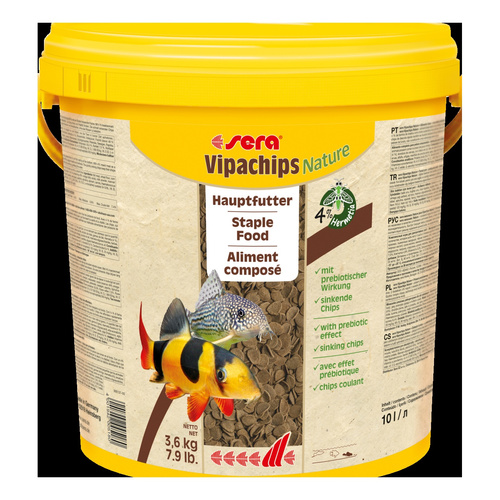 Sera Vipachips 10 l (36 kg) chipsy tonące - pokarm podstawowy