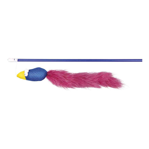 Trixie WĘDKA z ptaszkiem piórkami dla Kota 50cm