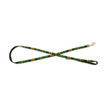 Barry King Smycz dla psa, zielona, wzór etniczny, taśma polipropylenowa, 16mm/120cm