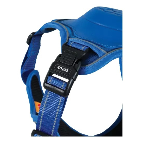 ZOLUX Szelki dla psa ze smyczą automatyczną Easyride S niebieskie