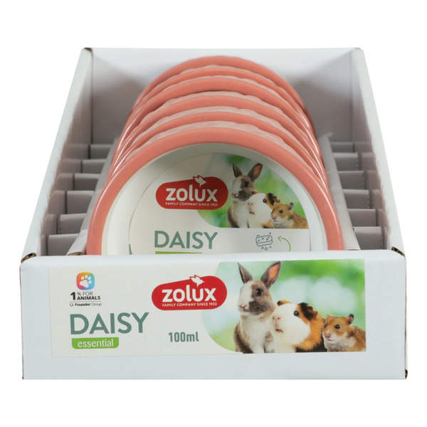 ZOLUX Miska ceramiczna dla gryzonia DAISY 100 ml ceglasta
