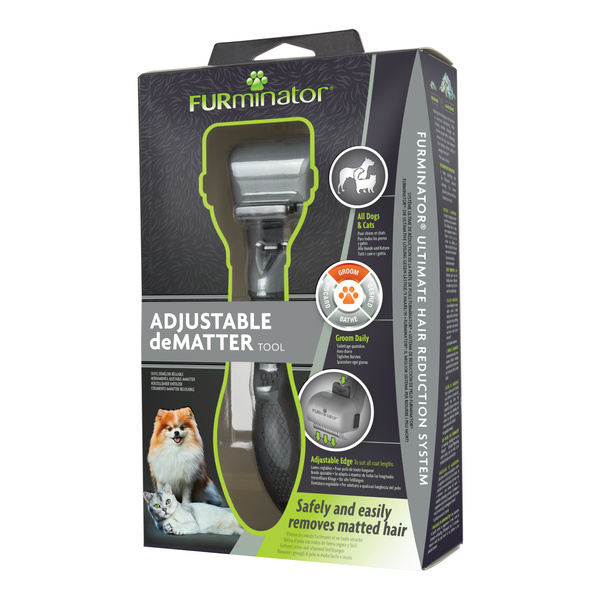 FURMINATOR Zgrzebło do usuwania kołtunów, regulowane