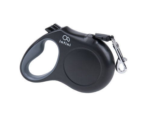 amiplay Smycz automatyczna Infini Freedom M 5m/ 15kg Czarny