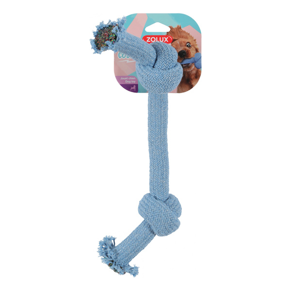 Zolux Zabawka sznurowa dla psa COSMIC 2 węzły, 35 cm