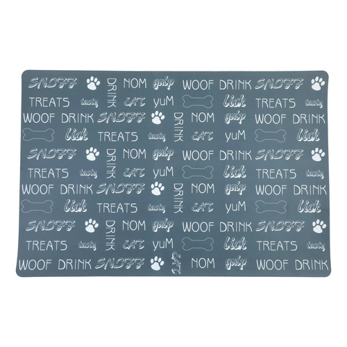 ZOLUX Podkładka pod miski dla psa czysta podłoga wzór napisy L 60x40 cm