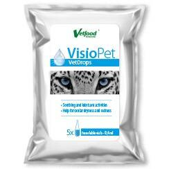 Vetfood VisioPet VetDrops krople do oczu 5 ampułek