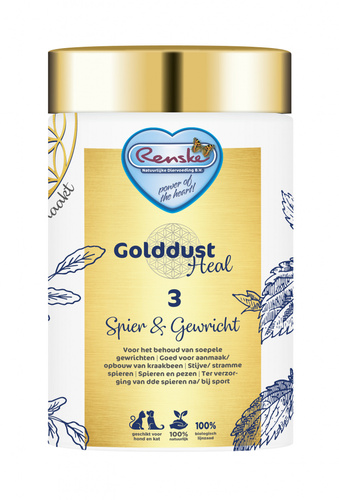 RENSKE GOLDDUST HEAL 3 - mięśnie i stawy - poprawa funkcjonowania stawów i zmniejszenie stanów bólowych (250g)