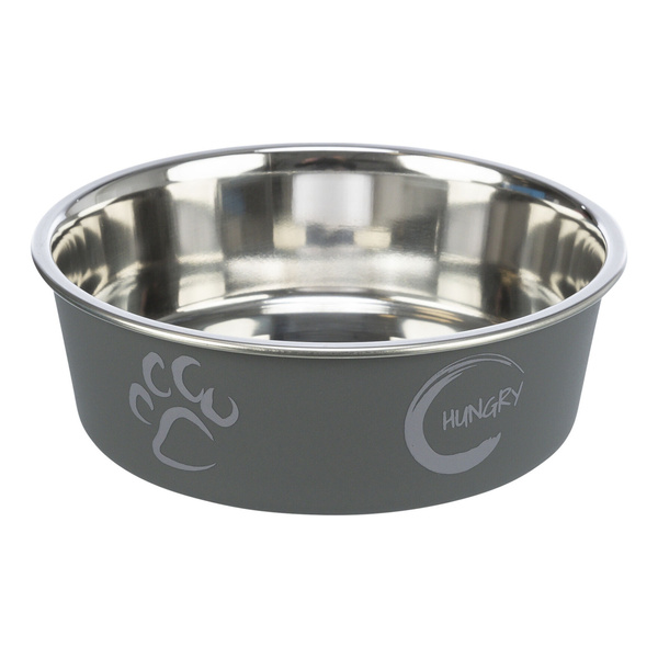 Trixie MISKA METALOWA Z PLASTIKOWĄ POWŁOKĄ, 0.25 l/o 12 cm