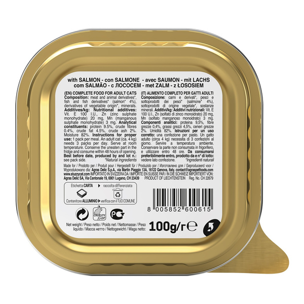 Stuzzy Pate karma mokra dla kota łosoś 100 g