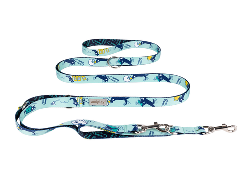 amiplay Smycz regulowana 8in1 Amik XL 200-400x2,5cm OfficeDog