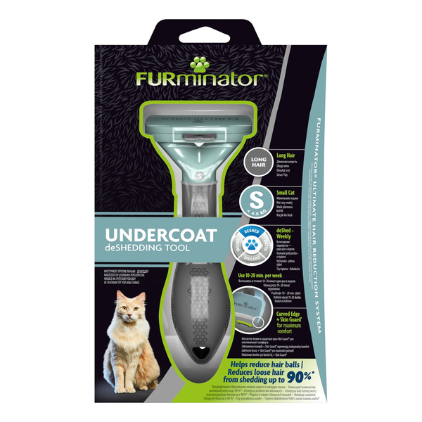 FURMINATOR Szczotka dla kotów długowłosych - Small
