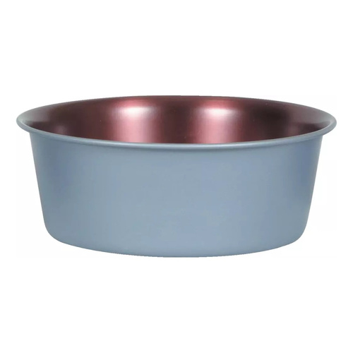 ZOLUX Miska dla psa COPPER 2,7 l szaro stalowo miedziana