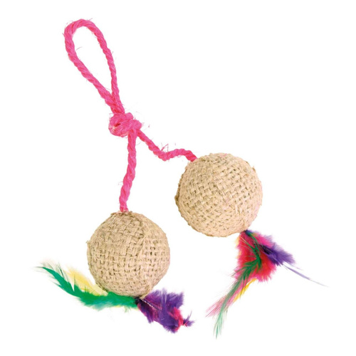 Trixie 2 PIŁKI dla kota KOCIMIĘTKA 4,5cm