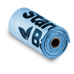 STARCHBAG Kompostowalne BIOworki na odchody 8 rolek x 15szt, kol. błękit