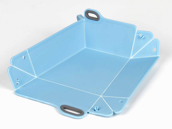 Chop2Bowl skyblue deska do krojenia i miska 2w1 dla psa  22x19cm